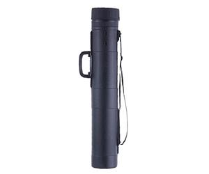 Colcolo Tubo Portadibujos Ajustable Portarrollos Telescópico para Soporte de Planos Contenedor de Resistente al Agua de Plástico con Correa