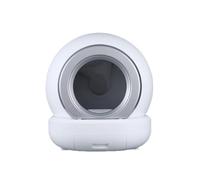 Colcolo Unidad de Arena Automática Autolimpiante Caja de Arena Bandeja de Arena Arenero para Gatos de Plástico con App y Diseño Cerrado Antigranulos Apta para