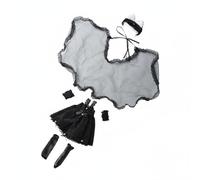 Colcolo Vestido para Muñeca BJD 1/ Orejas de Conejo Conjunto de Gorro Falda en Ribetes de Encaje Adecuado para Exhibición Fotografía Colección Juego Sesiones, Negro, Style to 6