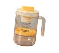 Colcolo Yogurtera Filtros Griega Colador Recipiente Separador de Suero con Tapa Función de Filtración para Preparar Yogur Leche de Nuez Jugos y Salsas, Amarillo
