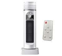 Cold Air Fan Room Cooler - Portable Space Air Conditioner | PortablBladeless Quiet Evaporative Humidifier With Timer Remote, Cooling Gadgets For Bedroom Office Dorm, Compact Personal Climate Device As