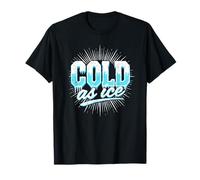 Cold as Ice Sport Disco, diseño Vintage para Fiestas y Bailes Camiseta