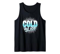 Cold as Ice Sport Disco, diseño Vintage para Fiestas y Bailes Camiseta sin Mangas