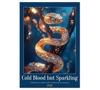 Cold Blood but Sparkeling (Desk Calendar 2026 DIN A5 portrait), CALVENDO 12 Month DeskCalendar: If nature shone in gold and precious stones