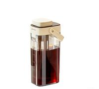 Cold Brew Coffee Maker 1000 ml como tetera con colador extraíble - para una jarra ideal para bebidas frías en casa (color café)