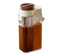 Cold Brew Coffee Maker - Heavy Duty Soda Lime Glass | Cold Brew Coffee Pitcher Pot | Heavy Duty Jar Leak Proof Container With Handle & Lid | Kitchen Tools Pot For Ice Tea | Lemonada | Fruit Drinks