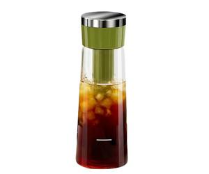 Cold Brew Coffee Maker - Prensa de café y té | Space Salvando Pitcher | Máquina de bebidas multiusos con anchas, dispensador de bebidas portátil para pícnic, excursiones de campamento, B