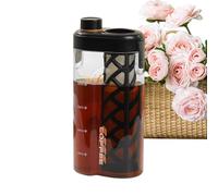 Cold Brew Coffee Makers - Cold Brew Tea Maker | Leak-proof Spout For Iced Coffee | 350 Mesh Fine Filter Portable Leak-Proof Bottle With Scale For Kitchen Tea Camping Flavored Drinks Outdoor Home