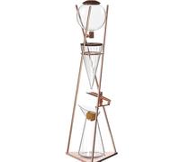 Cold Brew Drip Tower, Ice Drip Coffee Maker, Iced Coffee Cold Brew Tower Maker, 800ml Glass Pot, with Stainless Steel Stand, Adjustable Speed Dripper, Hand-Flushed Dripper, for Home, Office.