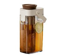 Cold Brew Jarger - Cafeter Jar | Jar lanzador | Cafetero helado de 1000 ml Frascos de cerveza fría - Frascos de recipientes a prueba de fugas con tapa del mango para capuchino té helado bebidas de agu