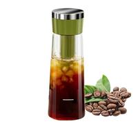 Cold Brew Maker - de cerveza fría, jarra de vidrio prensado, con filtro de malla extraíble, máquina de bebidas para cafetería - empresas hogar organización