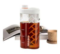 Cold Brew, máquina de té de cerveza fría, botella hermética con escala de filtro fino portátil para bebidas aromatizadas, cocina al aire libre, viajes, hogar, camping