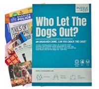Cold Case Mystery Game | Un crimen sin resolver - Quién dejó salir a los perros | Rompecabezas de detectives inmersivos | Perfecto para la noche de juegos | Ideal para grupos - Familias y amigos