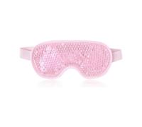 Cold Eye Mask, (Pink) Gel Eye Mask Puffy, Dark Circles, Migraine Reusable Cold Eye Mask with Ice Pocket Plush Back in Eyes for Hot Cold Therapy