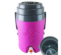 Cold Hot Drinks Dispenser, Insulated Beverage Jar, Drink Container, Thermal Server, Large Capacity Water Holder for Camping, Fishing, Beach, Family, Friends, Dining, Picnic, 8.66x8.07x13.78 Inches