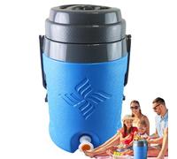 Cold Hot Drinks Dispenser, Outdoor Water Dispenser with Handle, Portable Drink Dispensers, Beverage Jar for Milk Tea, Lemonade, Beach, Backyard, Gatherings, 8.66x8.07x13.78 pulgadas