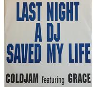 Cold Jam feat.Grace - Last night a dj saved my life (Groove Mix, 1990, feat. Grace) / Vinyl Maxi Single [Vinyl 12'']