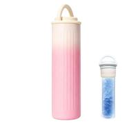 Cold Packs - Portable Leak Proof Bottle Shaped Ice Cooler Packs for Travel and Outdoor Use | Reusable Cooling Inserts with Camping Picnic Beach, Fishing Road Trip for Backpacking, 2.05x6.69 inch
