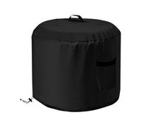 Cold Plunge Cover, Waterproof Barrel Shelter, 35x35x30 Inches Sturdy Outdoor Protection, Secure Drawstring Design, UV Resistant Dustproof Lid for Ice Baths, Beach, Garden, Farm, or Winter Use