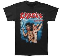 COLD-PRESSED LEMON Printed T-Shirt Exodus Men's Bonded by Blood Black L