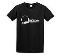 COLD-PRESSED LEMON Quincy Jones Soul Jackson Production Funk Cotton Round Neck Shirt For Men Black XXL