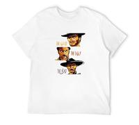 COLD-PRESSED LEMON T-Shirt The Good The Bad The Bad The Good The Bad The Ugly Movie Movie Lion White S