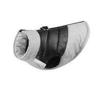 Cold-Proof Waterproof Winter Warm Dog Jacket Chihuahua Shiba Inu Bulldog Yorkshire Terrier Pug Coat Clothing with Zipper,Gris,S