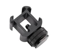Cold Shoe Mount - Adaptador de cámara para cámara réflex digital para luces LED de vídeo