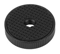 Cold Shoe Mount Nut Adapter | 1 / 4 Inch Thread for Flash / Camera / Microphone | Anodized Aluminum Alloy, Non - Marring Gasket