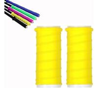 Cold Shrink Handle Wrap,Rubber Cold-Shrink Handle Grip，Insulation Non-slip Waterproof Tool Grip Sleeves,for Fishing Rods, Rackets and Hand Tools (Yellow, 24cm/9.45in)