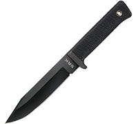 Cold Steel Cuchillo 49LCKZ SRK con hoja de acero SK-5 de 15,2 cm y empuñadura de Kray-Ex negra