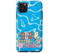 Cold Water is My Therapy Swimmer Diver Pool Water Sports Carcasa para iPhone 11 Pro Max