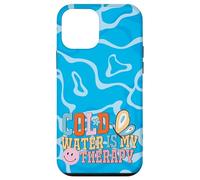 Cold Water is My Therapy Swimmer Diver Pool Water Sports Carcasa para iPhone 12 mini