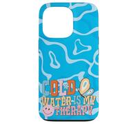 Cold Water is My Therapy Swimmer Diver Pool Water Sports Carcasa para iPhone 13 Pro