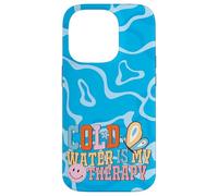 Cold Water is My Therapy Swimmer Diver Pool Water Sports Carcasa para iPhone 14 Pro