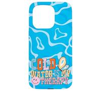 Cold Water is My Therapy Swimmer Diver Pool Water Sports Carcasa para iPhone 15 Pro