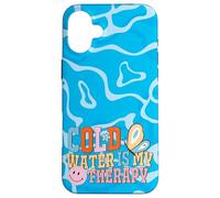 Cold Water is My Therapy Swimmer Diver Pool Water Sports Carcasa para iPhone 16 Plus