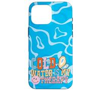 Cold Water is My Therapy Swimmer Diver Pool Water Sports Carcasa para iPhone 16 Pro Max