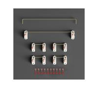 (Cold white pink) EQUALZ V3 Stabilizers PCB Mounted Screw-in Mechanical Keyboard Satellite Axis