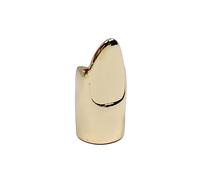Cold Wind - Anillo protector de uñas minimalista para mujer, ajustable, color dorado y plateado