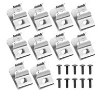 Coldairsoap - Juego de 10 clips de cinturón para Dewalt, clips de gancho de acero inoxidable 304 con tornillos de repuesto para Dewalt N268241 para herramientas eléctricas de 20 V DCD980 DCD980L2