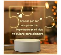 Coldbling Regalos San Valentin Mujer Hombre - Amor Lampara Regalo Aniversario Novio Novia Pareja Navidad, Luz Nocturna Regalos Romanticos Enamorados Cumpleaños Boda Originales para Mujers Hombres