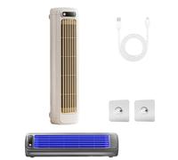 Coldeez Cooling Ace, Festburg Cool Air Fan, Sherum Cooling Ace Portable Air Cooler, 3 Speeds Adjustable, Wireless Fan Bladeless Quie For Bedroom Office Home (White)