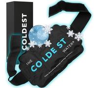 Coldest Gel Ice Pack - Compresa flexible con correas que proporciona alivio del dolor articular y muscular, lesiones de terapia flexible: hombros, espalda, rodilla, cuello, tobillo, cadera, codo, pie