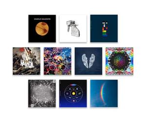 Coldplay - Coldplay - Álbumes de discografía completa colección 1-10: Parachutes / Rush Of Blood To The Head / X&Y / Viva La Vida / Mylo Xyloto / Ghost Stories / A Head Full Of Dreams / Music Of The Spheres/Moon Music
