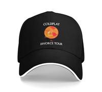Coldplaying Rock Band Gira de Divorcio Diseño de Gorra de Béisbol Impresión Gorra de Camionero Hombre Hombre Mujer Outdoor Gimnasio Gorra Snapback
