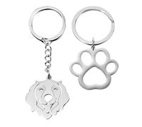 Cole De Cachorro De 1 Pieza Y Cole De Garra De Perro De 1 Pieza, Lindos Accesorios Coles De Animales, Llavero Antipérdida Portátil, Divertida Decoración De Mochila con Hebilla Cole.