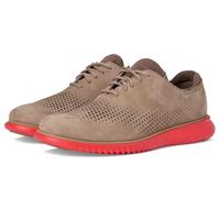 Cole Haan 2.Zerogrand Laser Wingtip Lined Oxfords, Oxford Hombre, Café irlandés Nobuck, 45.5 EU Ancho