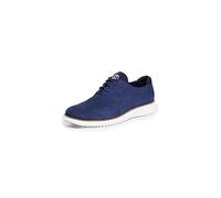 Cole Haan 2.Zerogrand Lightweight Leather Laser Wingtip, Oxford Hombre, Azul Marino, Nobuck y Blanco óptico, 43 EU