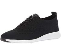 Cole Haan - 2.Zerogrand Stitchlite Oxford, Zapatos de Cordones Oxford Mujer, Negro (Black Knit/Optic White Black Knit/Opt Wht), 37.5 EU